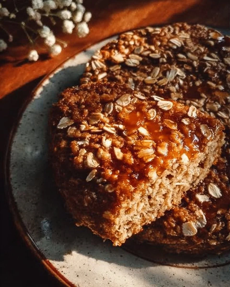 Gâteau Diététique Coupe-faim aux Flocons d’Avoine, savoureux et sain