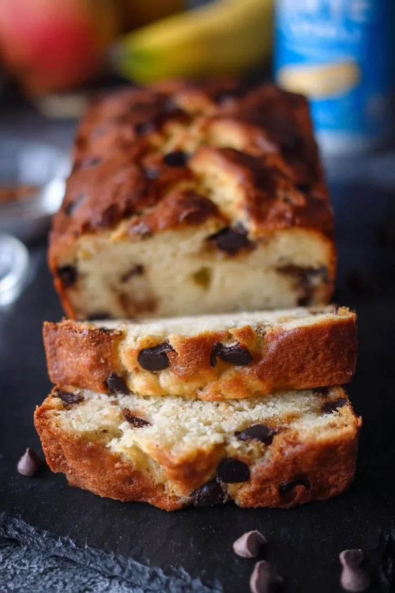 Gâteau léger au Skyr et aux pommes servi dans une assiette