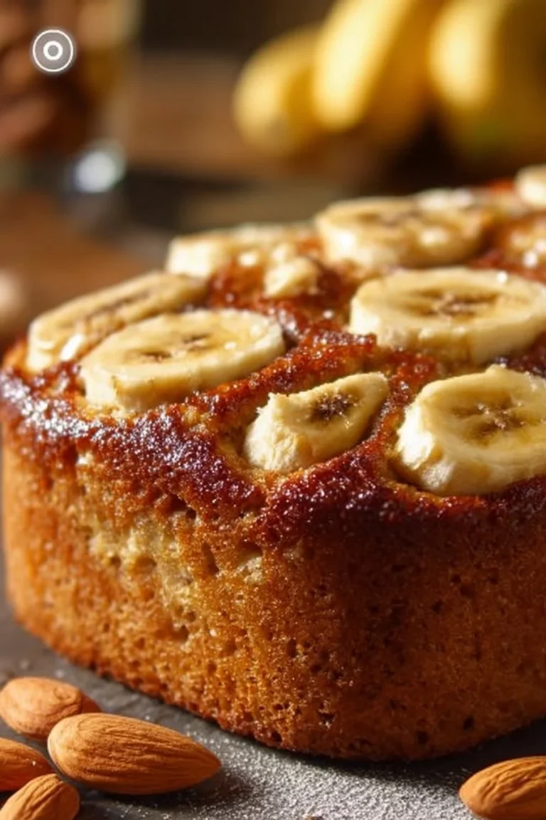 Recette de gâteau sans sucre à la banane et à l'amande