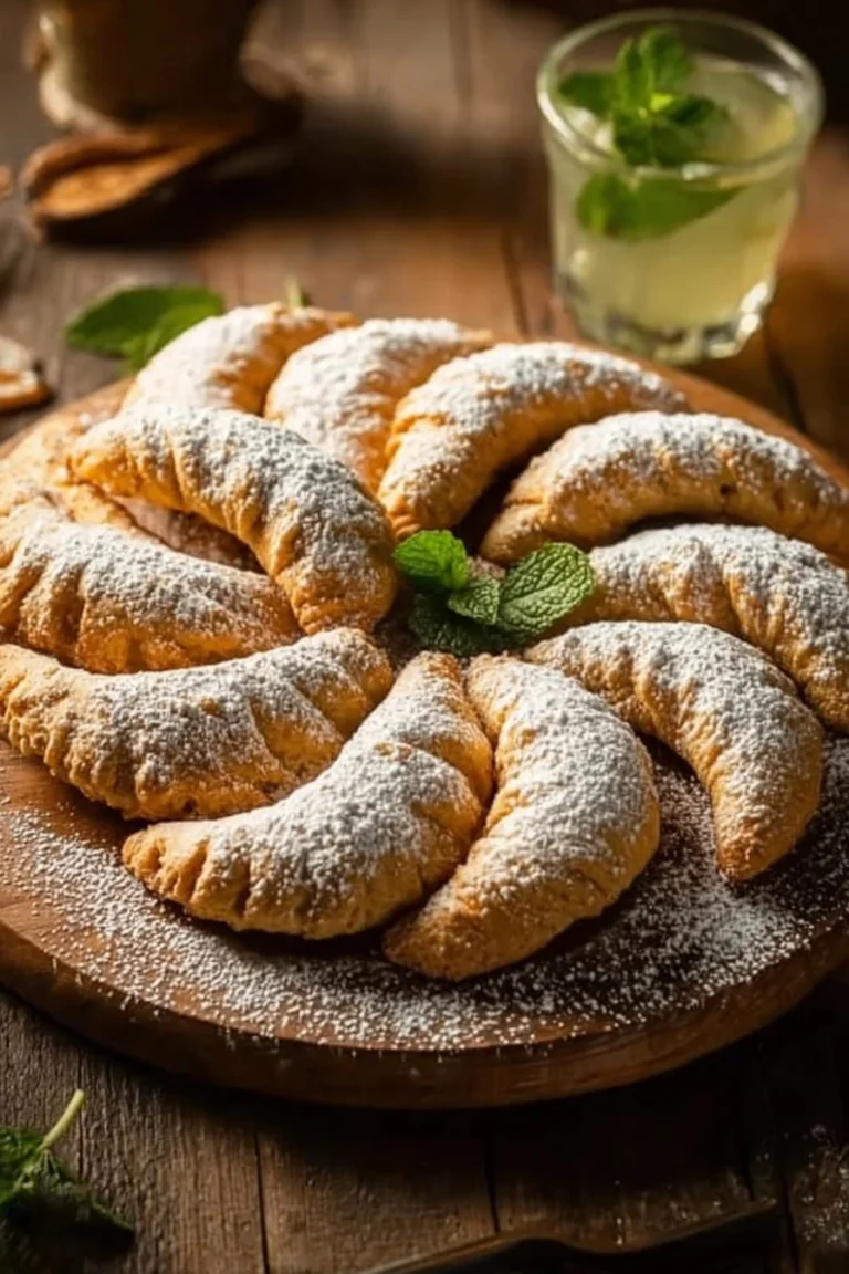 Cornes de Gazelle, délicieuses pâtisseries marocaines aux amandes