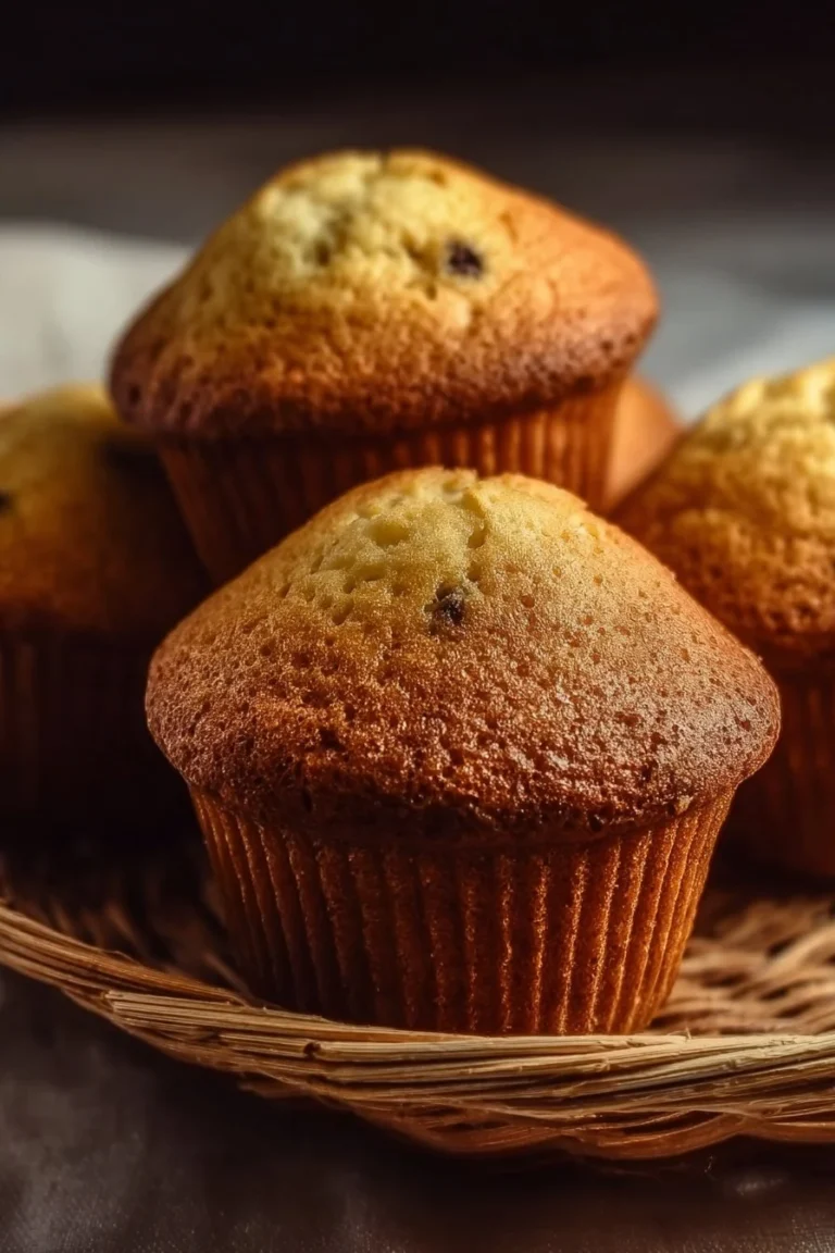 Recette de muffins moelleux simples avec ingrédients frais et savoureux.