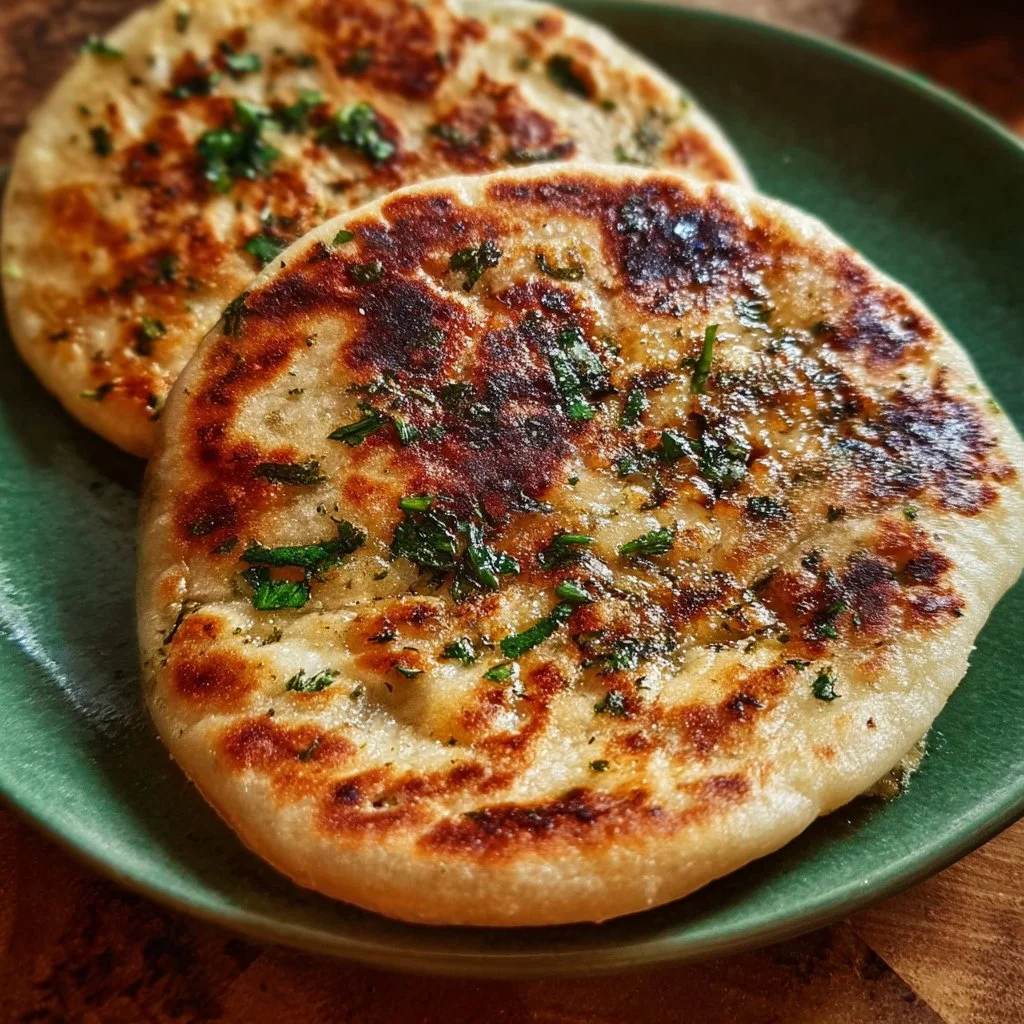 Naans farcis à la viande hachée, plat savoureux et épicé