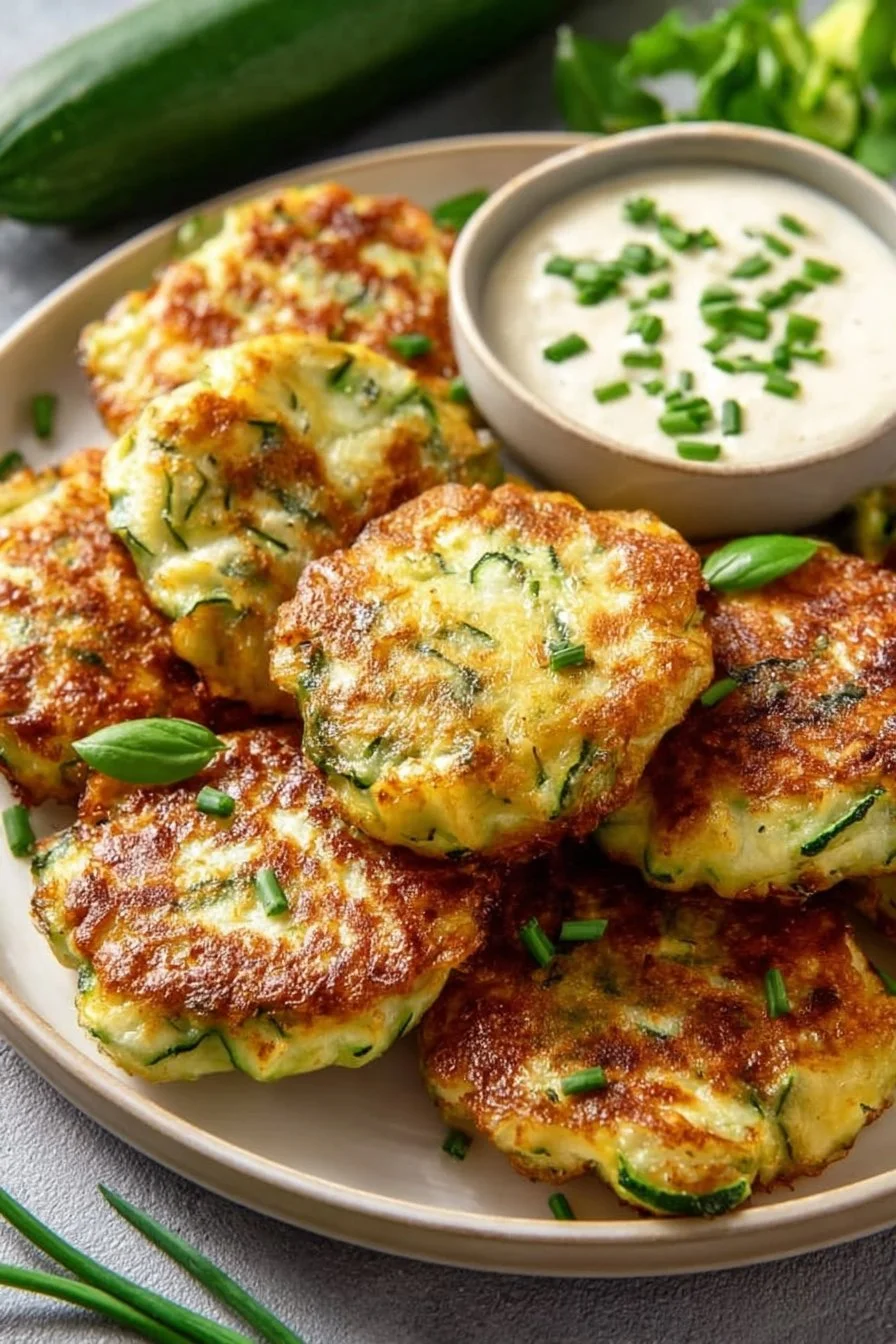 Plat de nuages de courgettes frais et savoureux présenté dans une assiette.