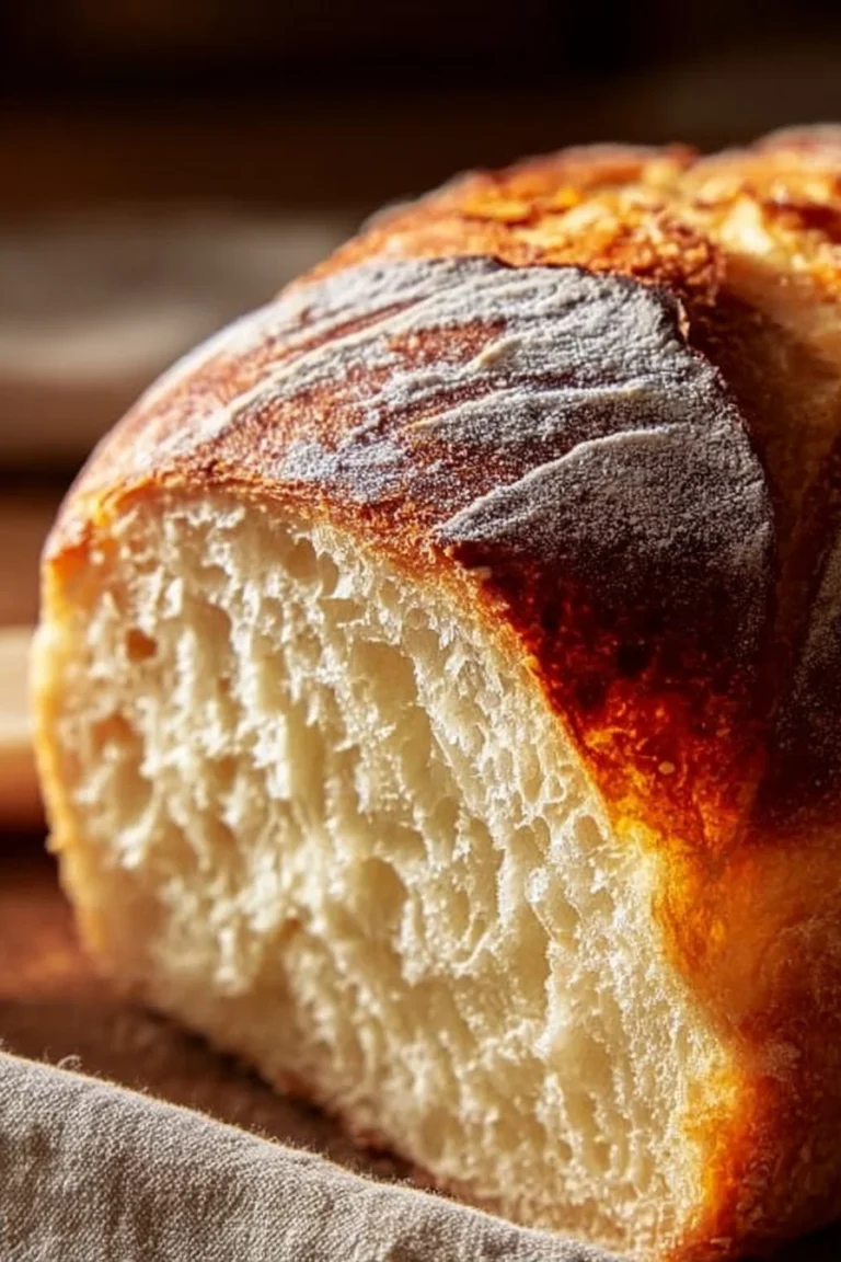 Pain au Yaourt Zéro Glucides fait maison sur une assiette