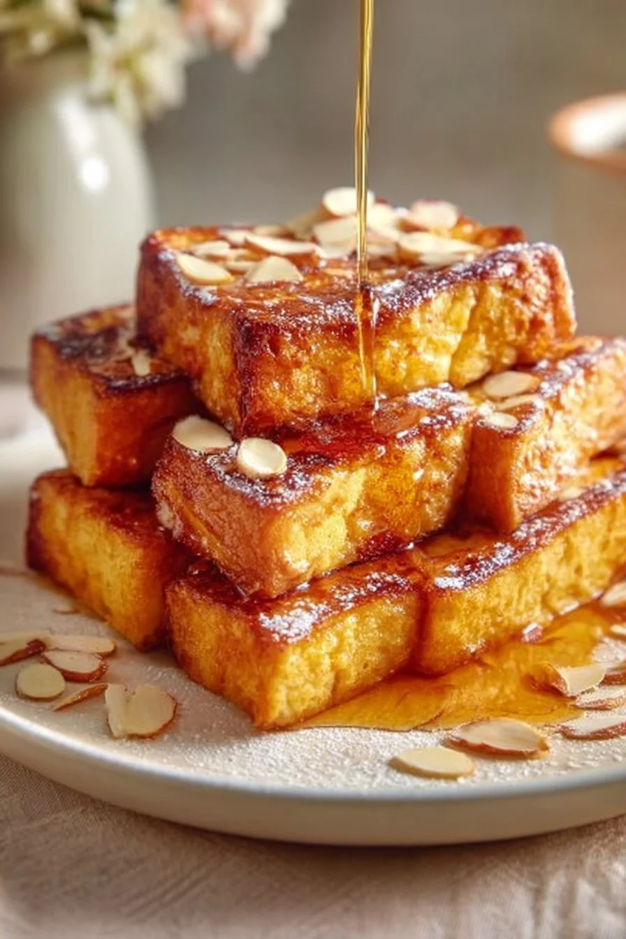Recette de Pain Perdu au Four, un dessert moelleux et savoureux fait maison.