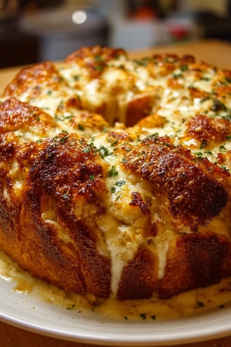 Pain Singe garni de Poulet Alfredo crémeux et savoureux