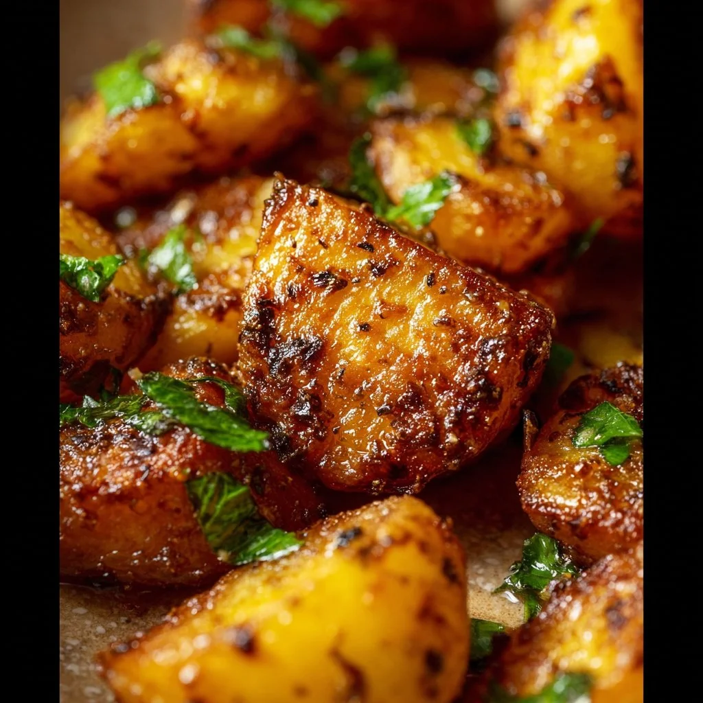 Pommes de terre à l'ail et au Parmesan, un plat délicieux et réconfortant
