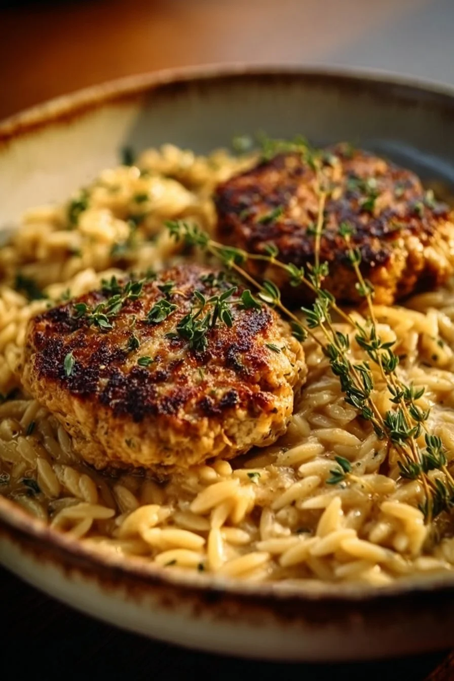 Recette de Poulet Orzo Parmesan à la mijoteuse, plat savoureux et réconfortant