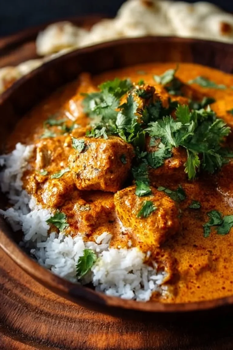 Recette de Poulet Tikka Masala à la mijoteuse, plat indien savoureux.