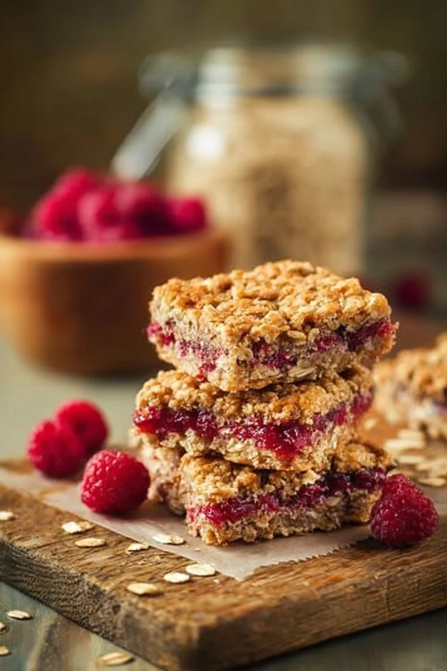 Barres de framboises fraîches servies dans une assiette
