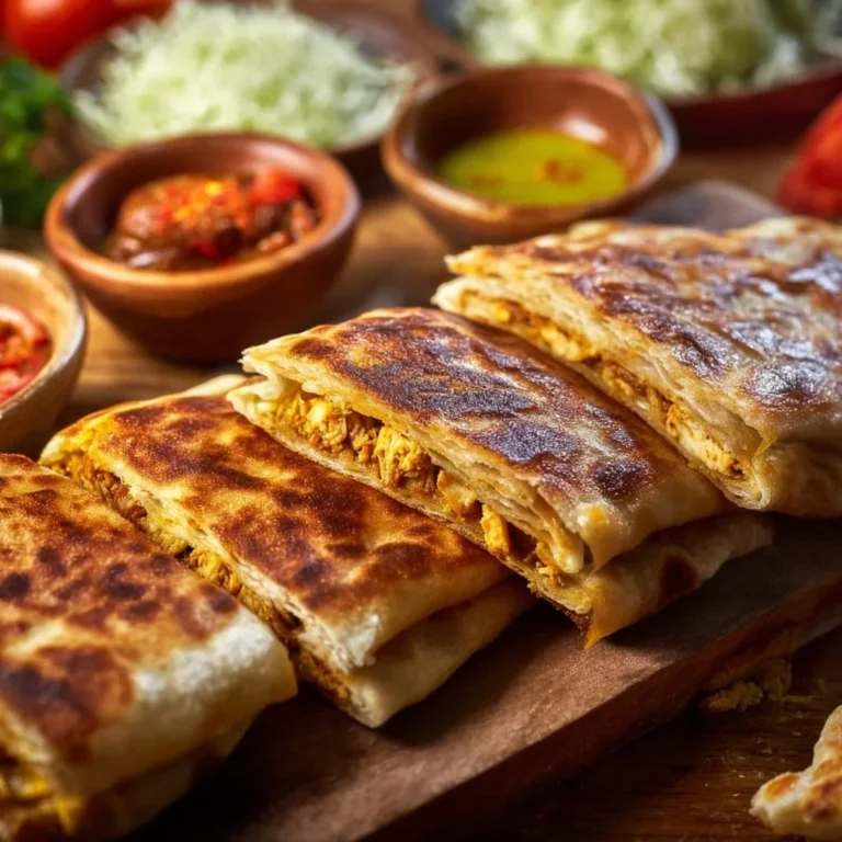 Recette de Msmen farcis au poulet, spécialité marocaine savoureuse