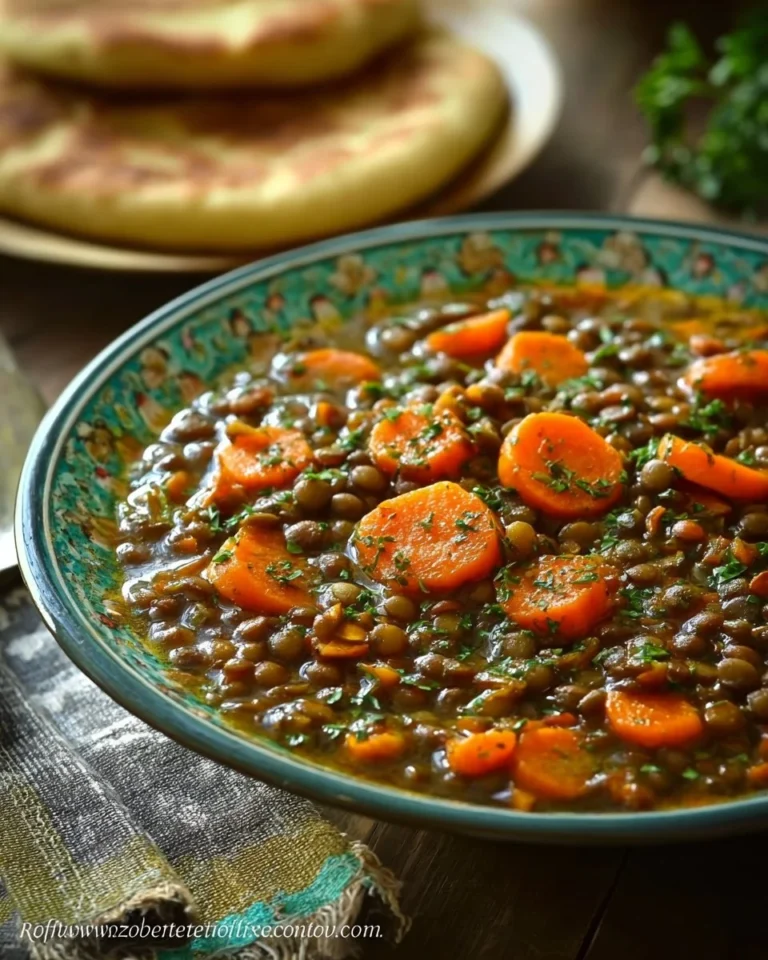 Plat traditionnel de recette marocaine avec épices et herbes