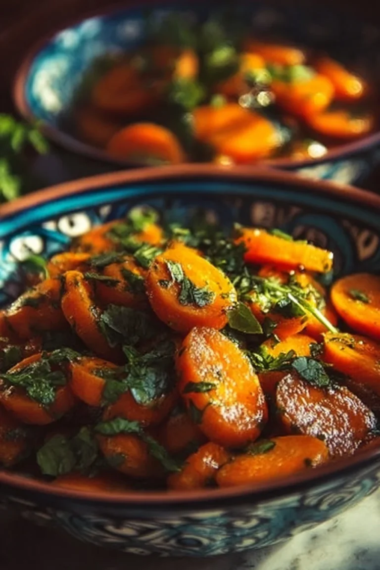 Salade de Carottes Marocaine à 5 ingrédients, fraîche et savoureuse.