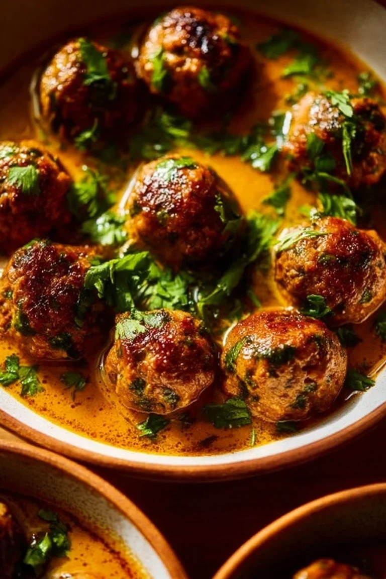 Tajine de boulettes de viande marocaines délicieusement parfumé et appétissant