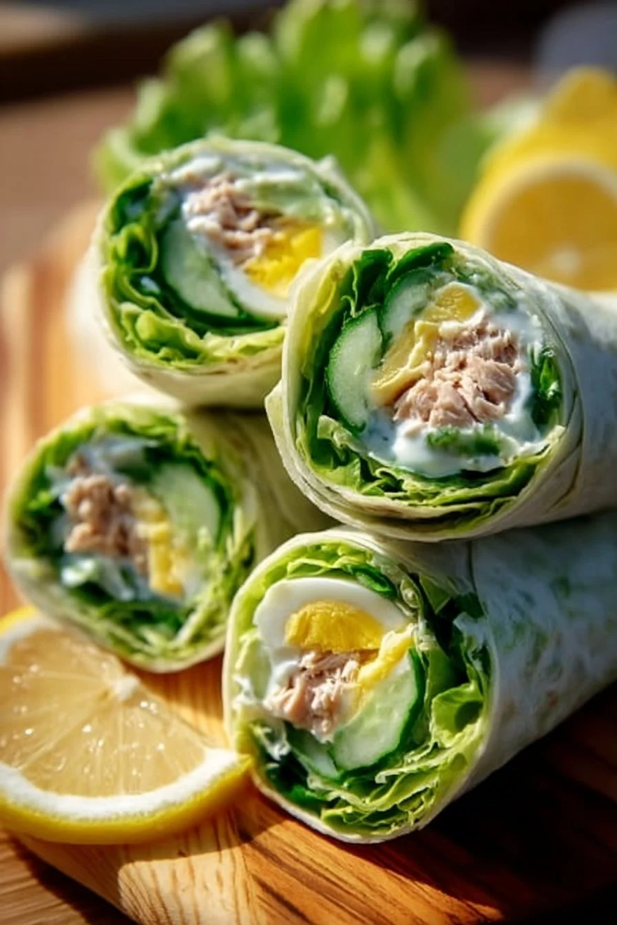 Delicious thon wraps cold recipes for a tasty meal