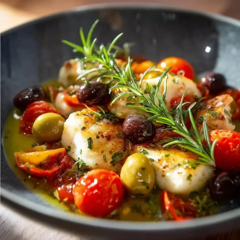 Recette de Cabillaud Provençal avec tomates et herbes