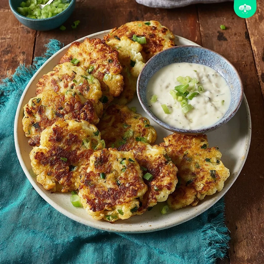 Galettes de chou-fleur façon rostis de pommes de terre croustillantes et savoureuses