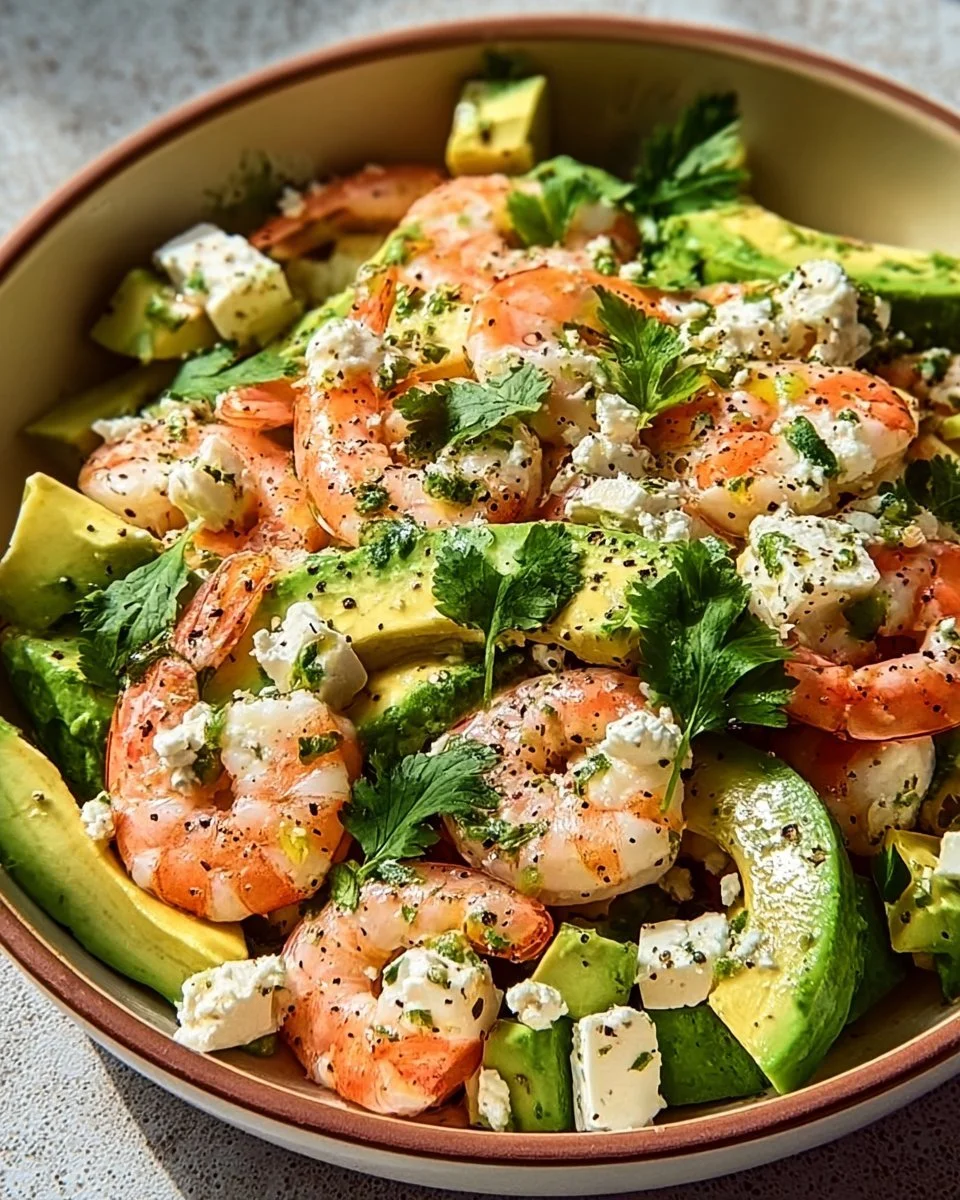 Salade légère à base d'avocat avec légumes frais et vinaigrette