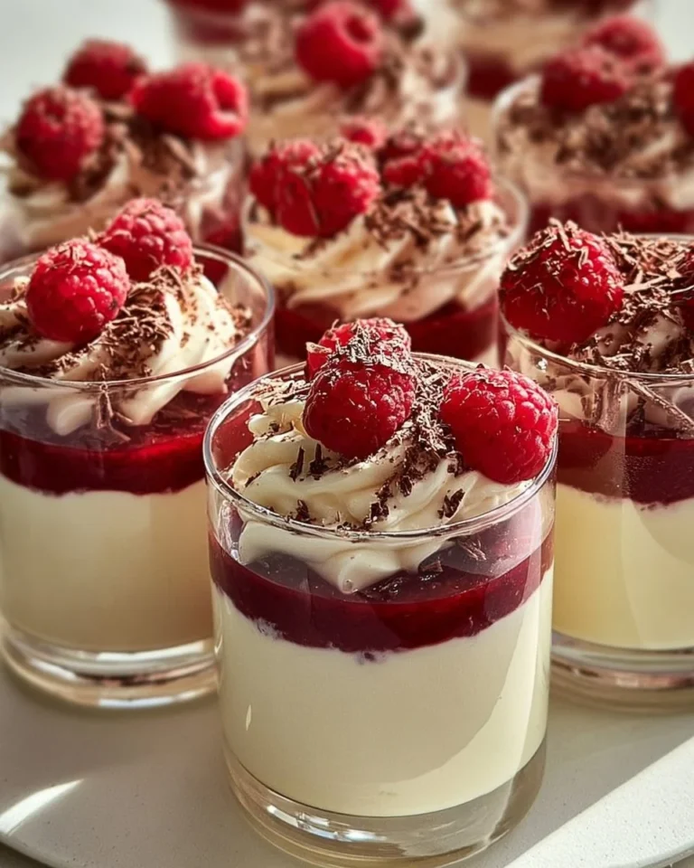 Mousse au Chocolat Blanc et Framboise, un dessert élégant et savoureux