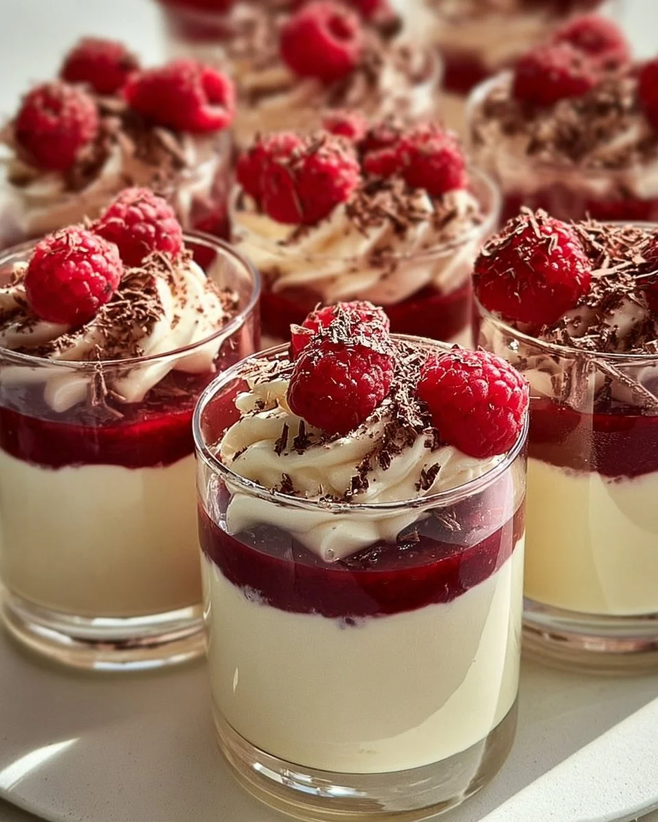 Mousse au Chocolat Blanc et Framboise, un dessert élégant et savoureux