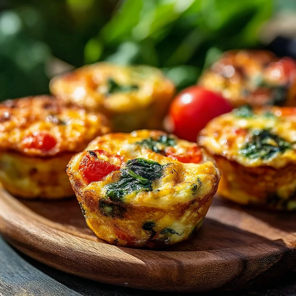 Muffins aux œufs et légumes délicieux et nutritifs