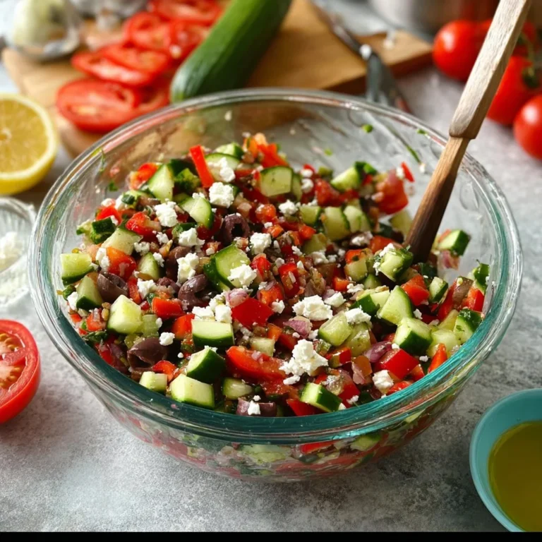 Salade de lentilles à la grecque, plat d'été frais et savoureux
