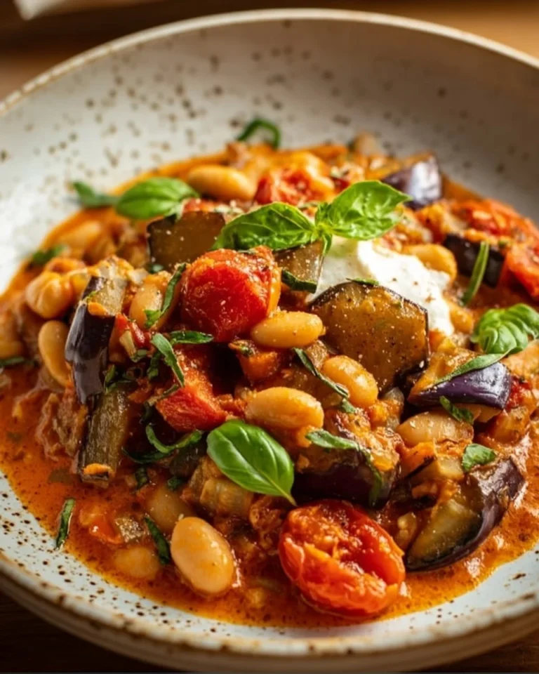 Sauté de légumes coloré aux aubergines et haricots, plat vegan savoureux