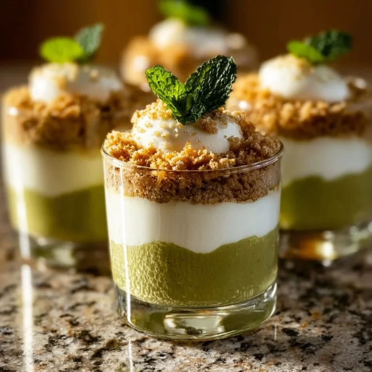 Verrines de courgettes à la feta garnies d'herbes fraîches