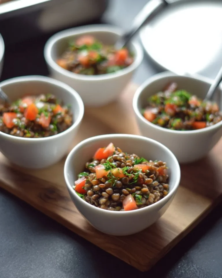 Verrines de lentilles et saumon, une recette saine et délicieuse