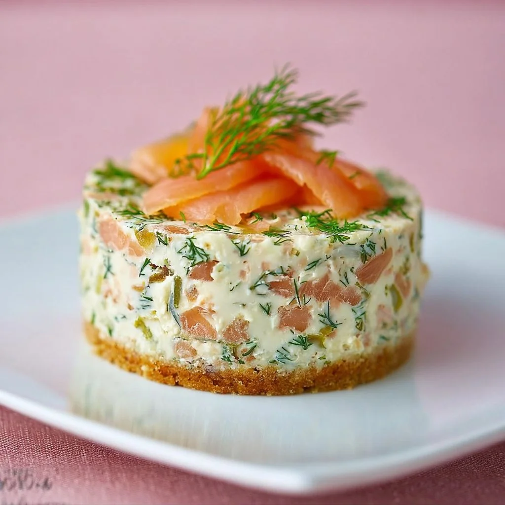 Entrée raffinée au saumon fumé servie sur assiette élégante.