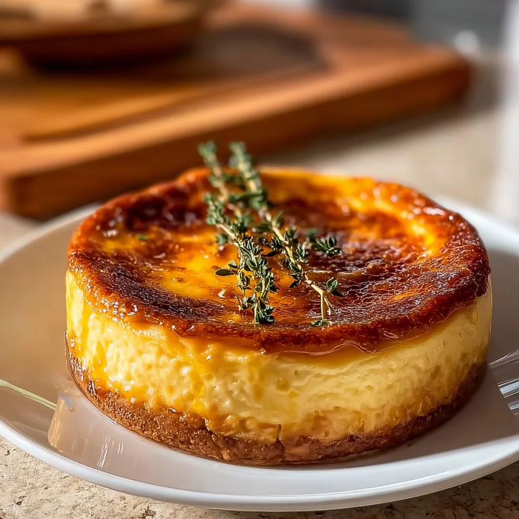Flan Provençal crémeux et savoureux, un dessert traditionnel du sud de la France.