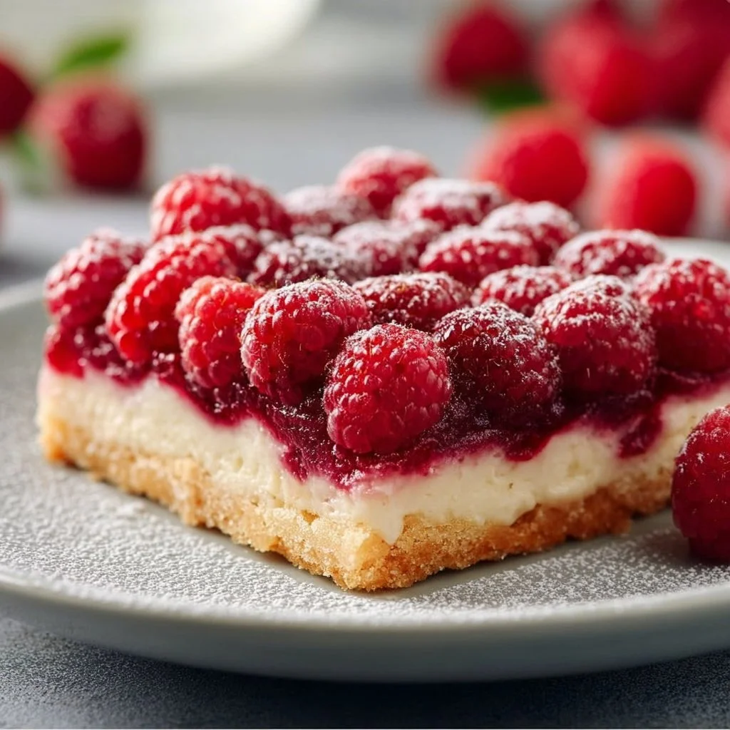 Gâteau aux Amandes avec Mascarpone et Framboises, un dessert savoureux