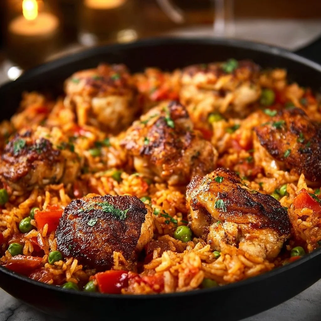 Recette de jambalaya au poulet délicieux et épicé