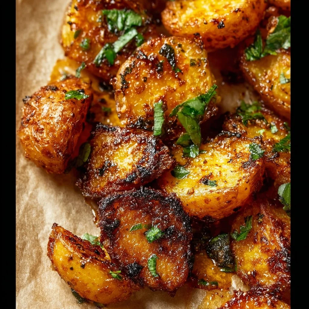 Pommes de terre rôties au four, croustillantes et savoureuses