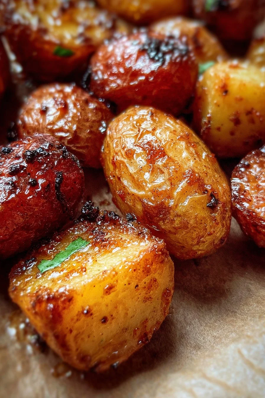 Pommes de terre rôties au four dorées et croustillantes
