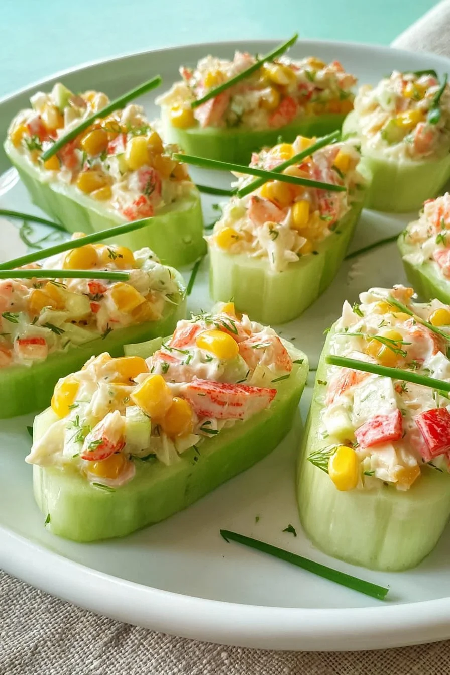 Recette express au concombre préparée avec des ingrédients frais et savoureux.