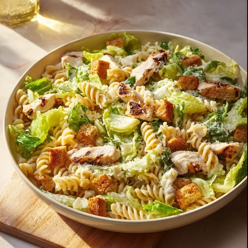 Salade de poulet crémeuse avec légumes frais et sauce délicieuse