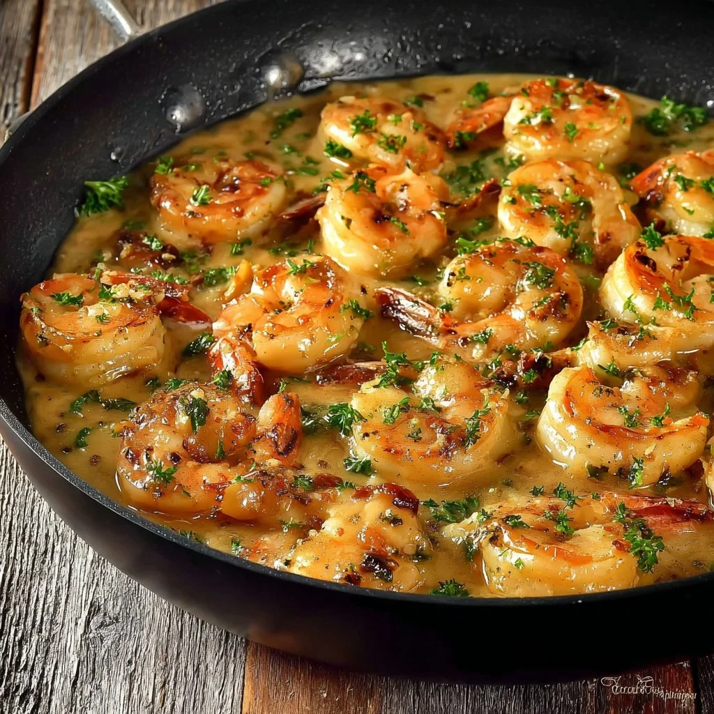 Curry de crevettes thaï au lait de coco et ail