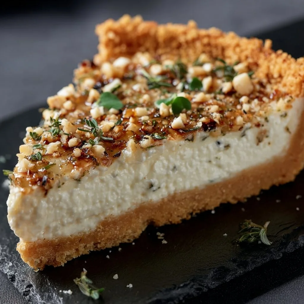 Tarte délicieuse et ultra-crémeuse au chou-fleur prête à déguster.