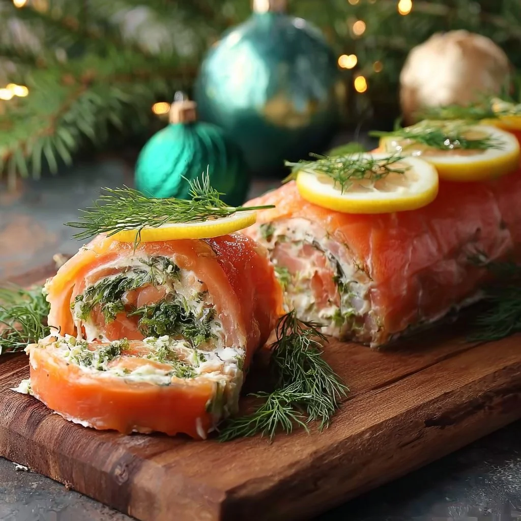 Tartines de saumon avec fromage de chèvre sur pain