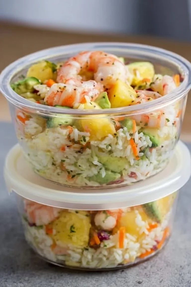 Bol de salade hawaïenne avec fruits tropicaux et légumes colorés