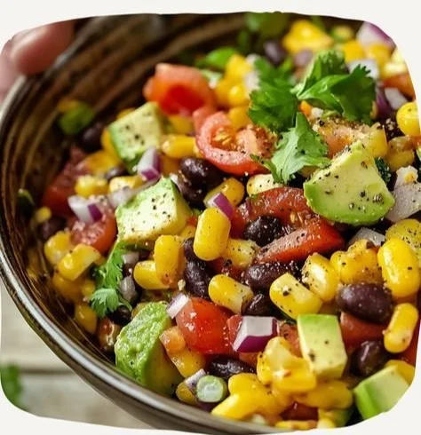 Recette de salade mexicaine maison avec légumes colorés et garnitures savoureuses