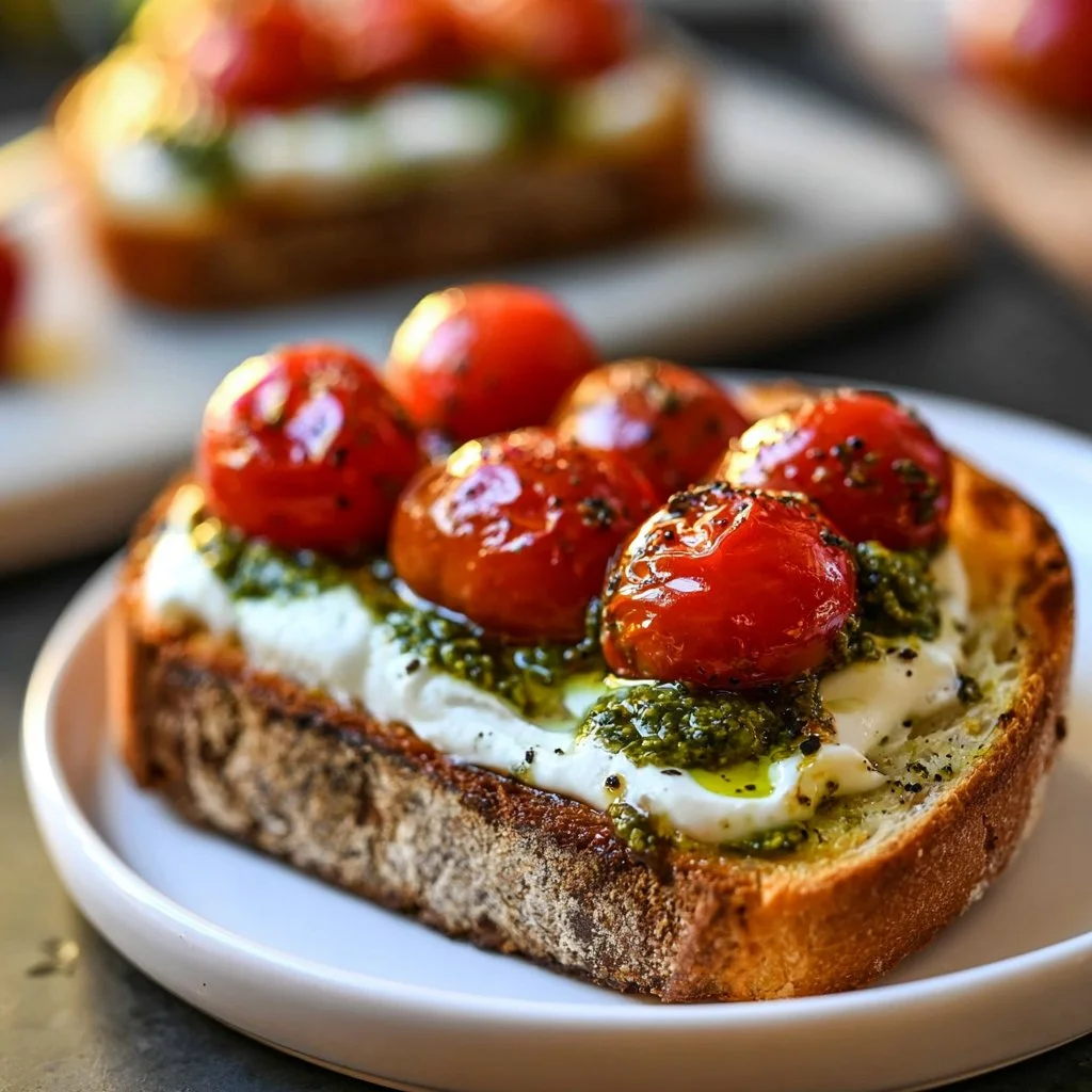 Savoureux toasts au petit-déjeuner avec diverses garnitures pour un repas équilibré.