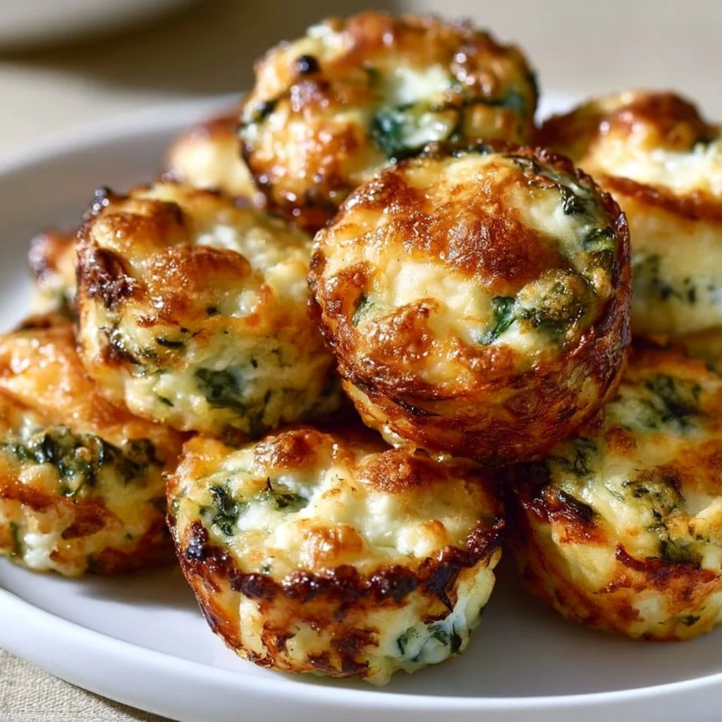 Bouchées de Ricotta aux Épinards