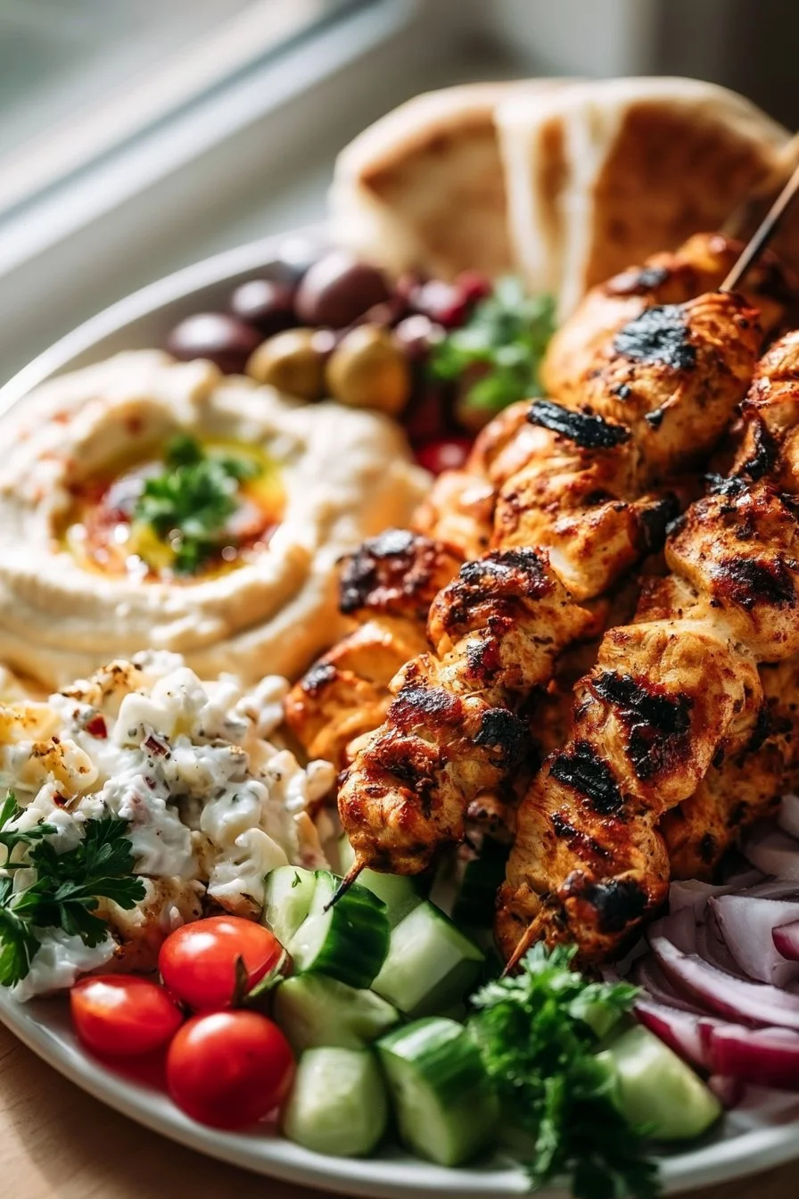 Brochettes de Poulet Méditerranéennes