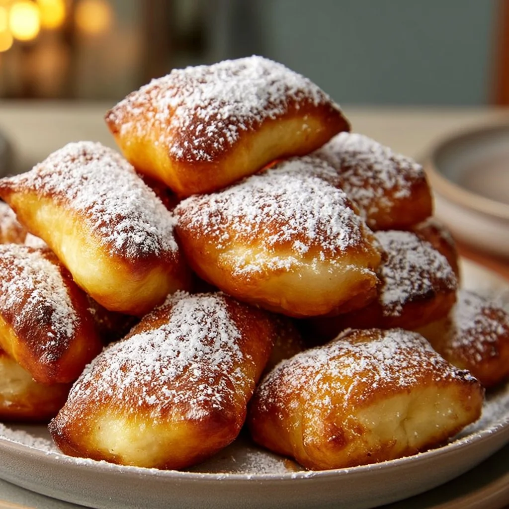 Recette de Bugnes Légères au Four, moelleuses et sans friture, prêtes à déguster.