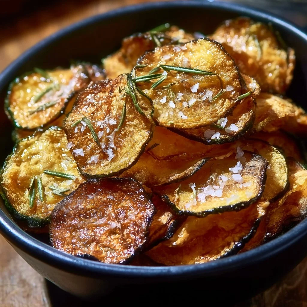 Crispy Baked Zucchini Chips