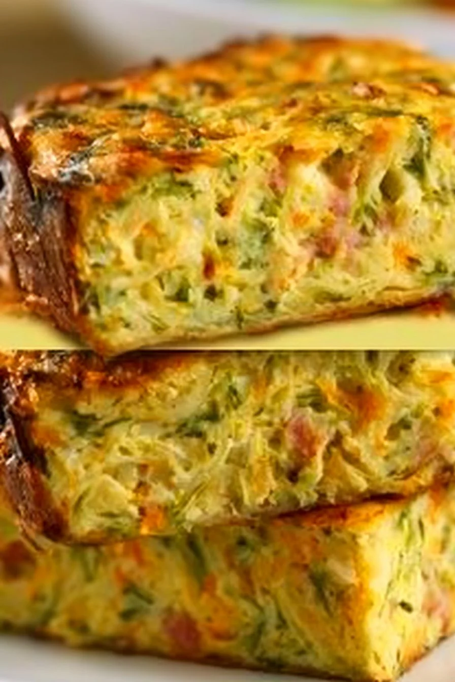 Gâteau de Légumes fait maison, healthy et savoureux, prêt à être dégusté au four