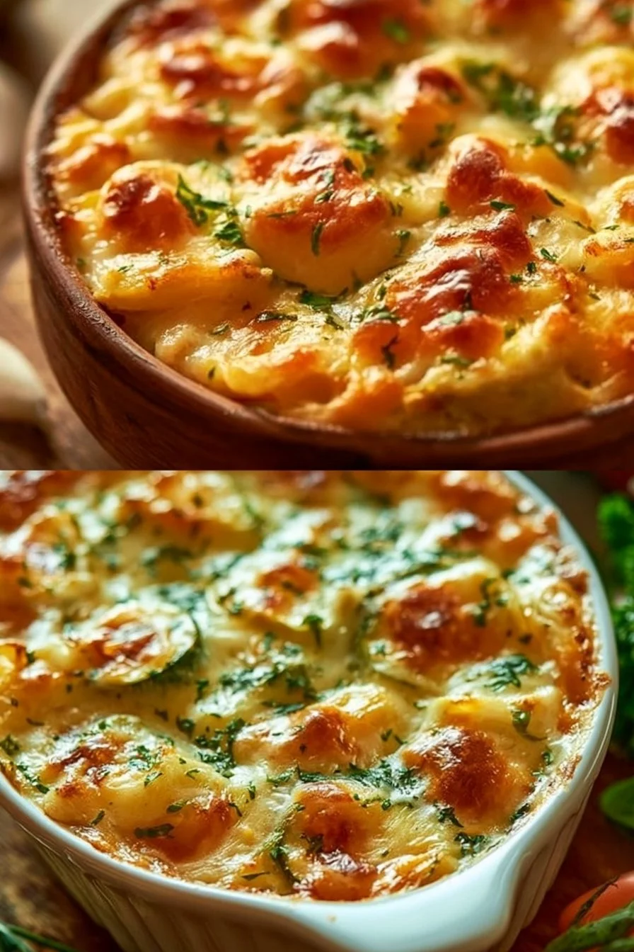 Gratin de courgettes frais et savoureux, plat réconfortant aux légumes