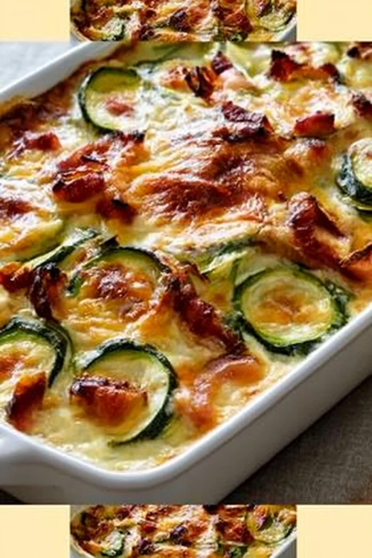 Gratin de courgettes savoureux et crémeux, parfait pour un repas sain.